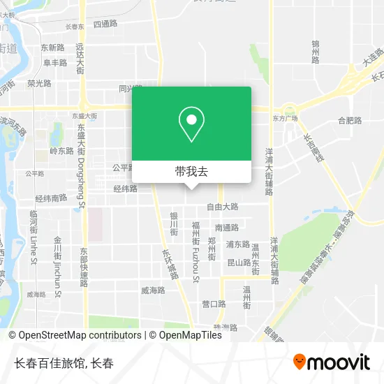 长春百佳旅馆地图