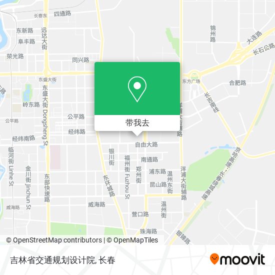 吉林省交通规划设计院地图
