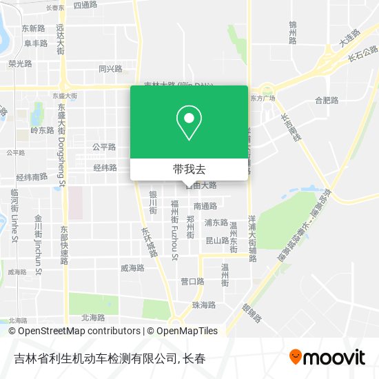 吉林省利生机动车检测有限公司地图