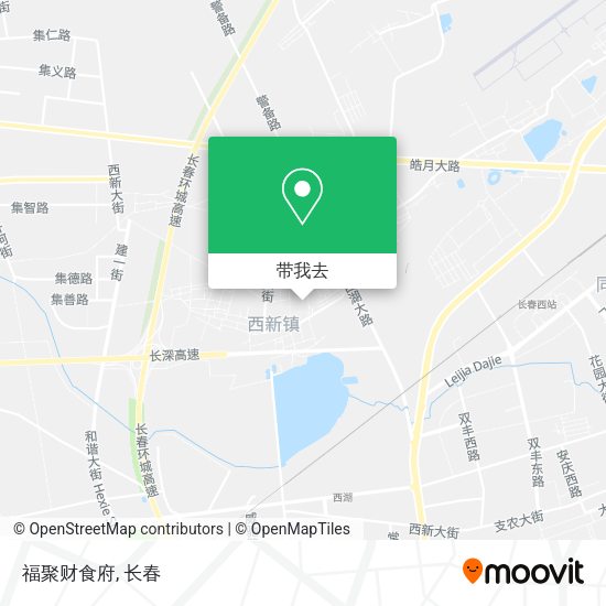 福聚财食府地图
