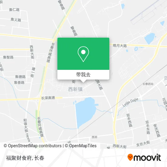 福聚财食府地图