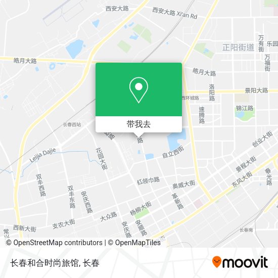 长春和合时尚旅馆地图