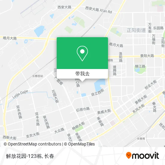 解放花园-123栋地图