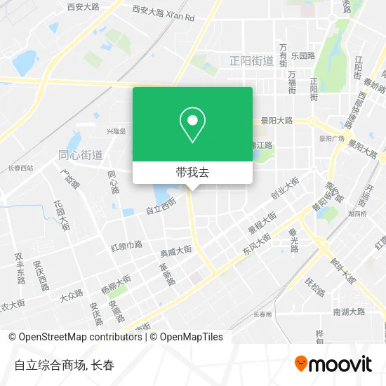自立综合商场地图