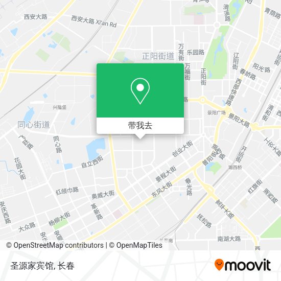 圣源家宾馆地图