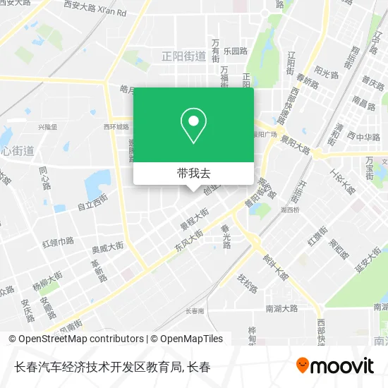 长春汽车经济技术开发区教育局地图