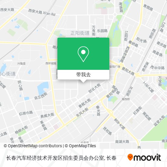 长春汽车经济技术开发区招生委员会办公室地图