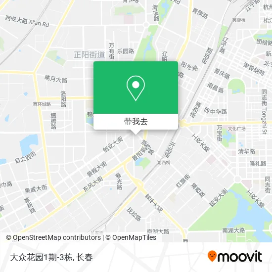 大众花园1期-3栋地图