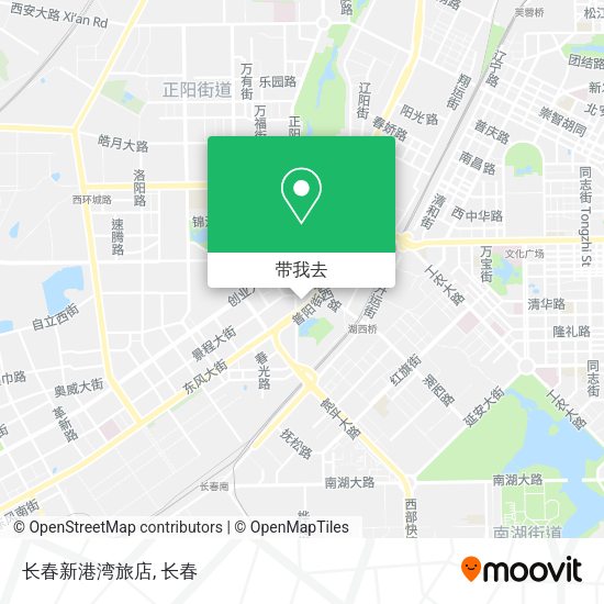 长春新港湾旅店地图