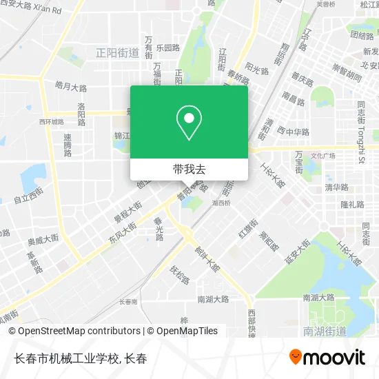 长春市机械工业学校地图