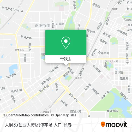 大润发(创业大街店)停车场-入口地图