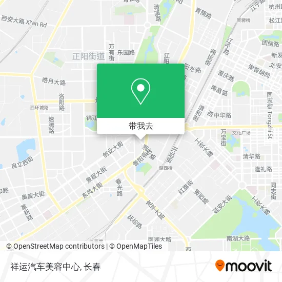 祥运汽车美容中心地图