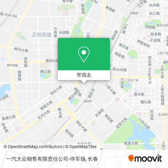 一汽大众销售有限责任公司-停车场地图