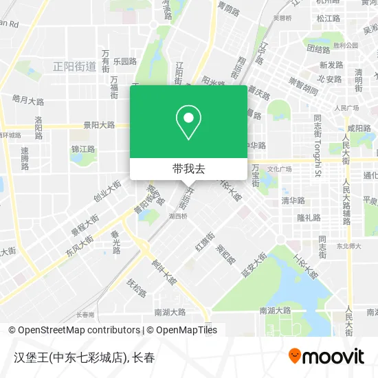 汉堡王(中东七彩城店)地图