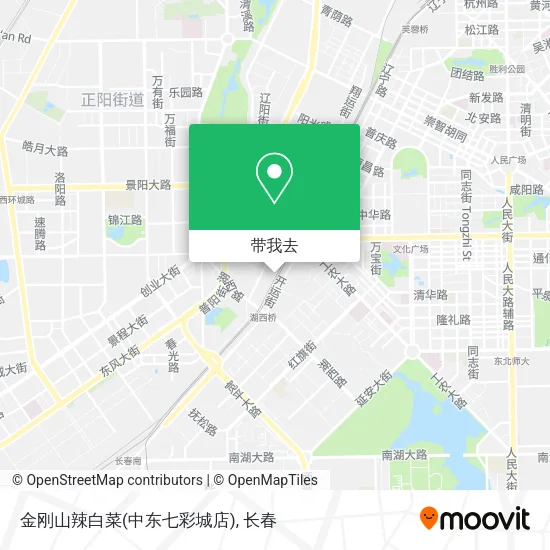 金刚山辣白菜(中东七彩城店)地图