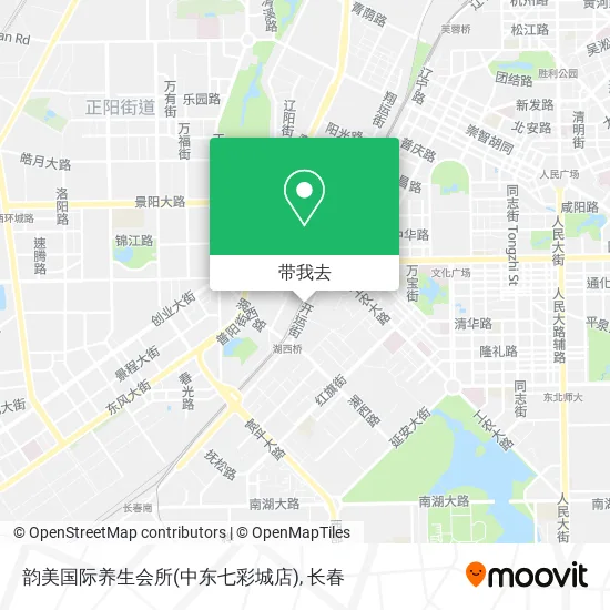 韵美国际养生会所(中东七彩城店)地图
