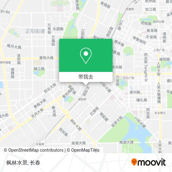 枫林水景地图