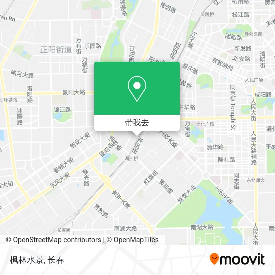 枫林水景地图