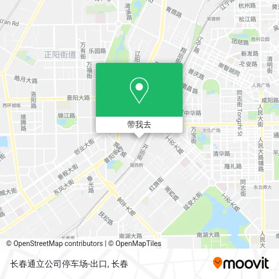 长春通立公司停车场-出口地图