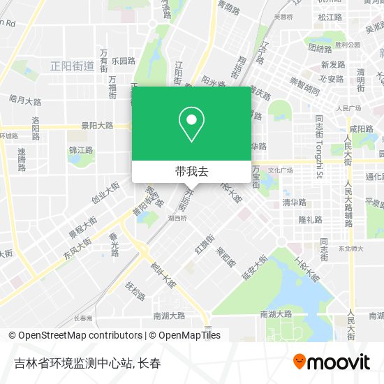 吉林省环境监测中心站地图