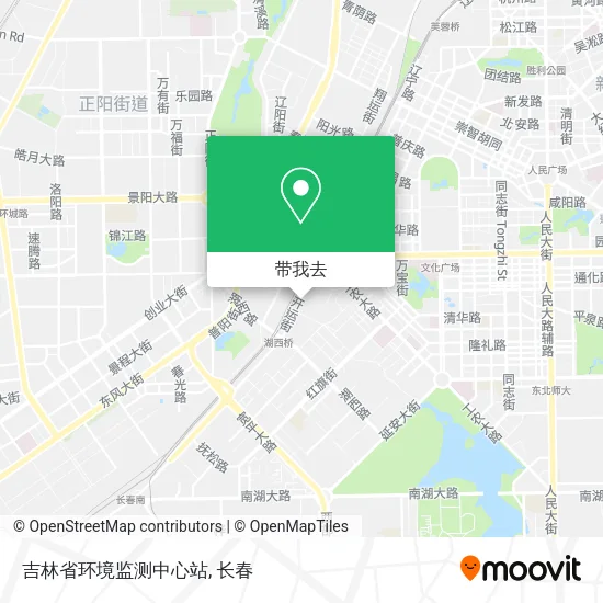 吉林省环境监测中心站地图