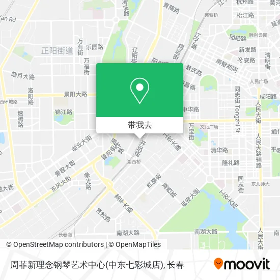 周菲新理念钢琴艺术中心(中东七彩城店)地图