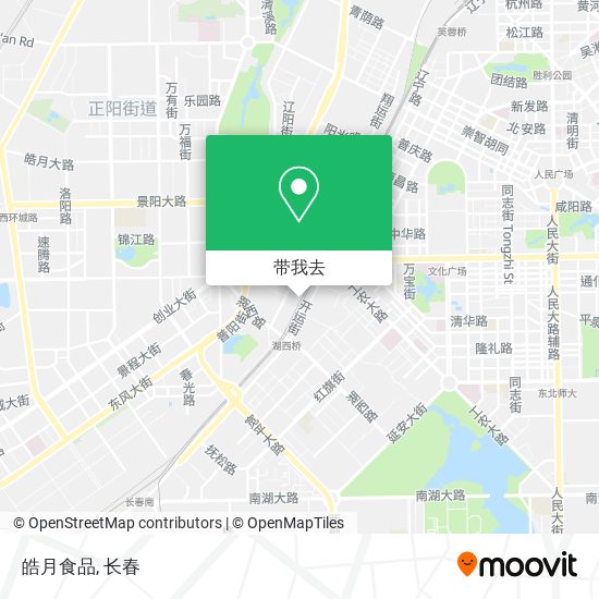 皓月食品地图
