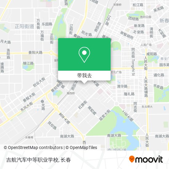 吉航汽车中等职业学校地图