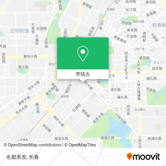 名都美发地图