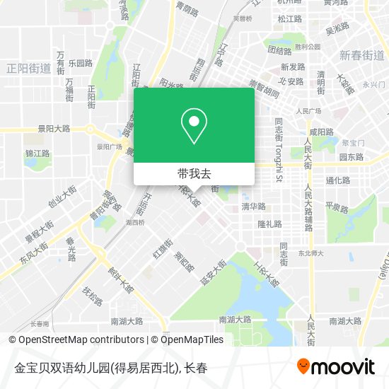 金宝贝双语幼儿园(得易居西北)地图