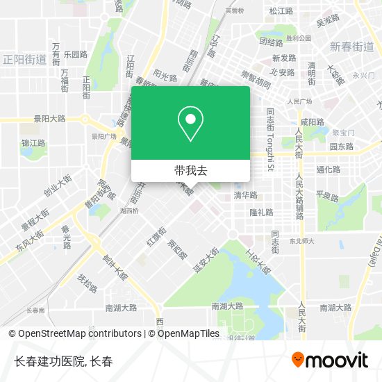 长春建功医院地图