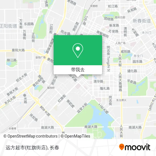 远方超市(红旗街店)地图