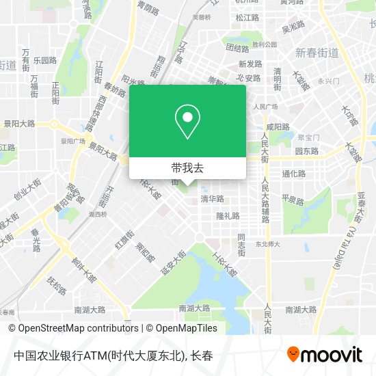 中国农业银行ATM(时代大厦东北)地图