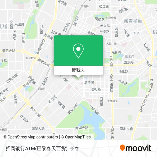 招商银行ATM(巴黎春天百货)地图