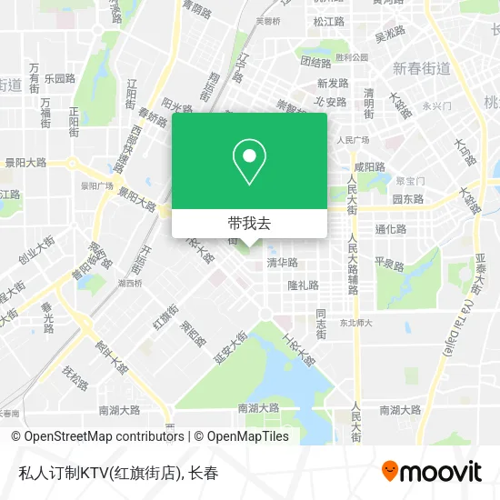 私人订制KTV(红旗街店)地图