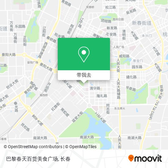 巴黎春天百货美食广场地图