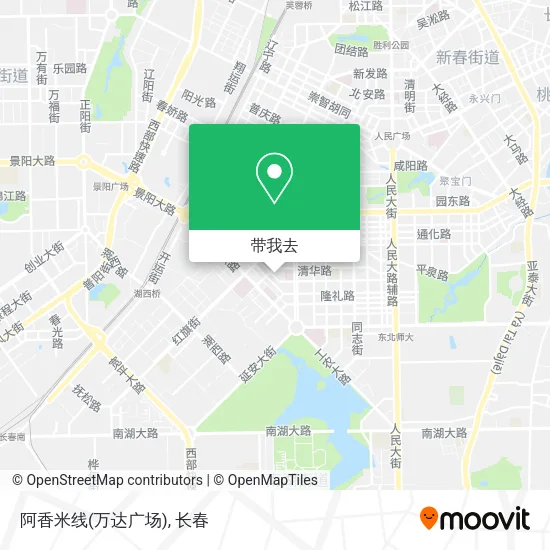 阿香米线(万达广场)地图