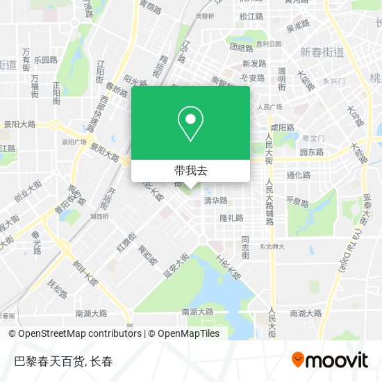 巴黎春天百货地图