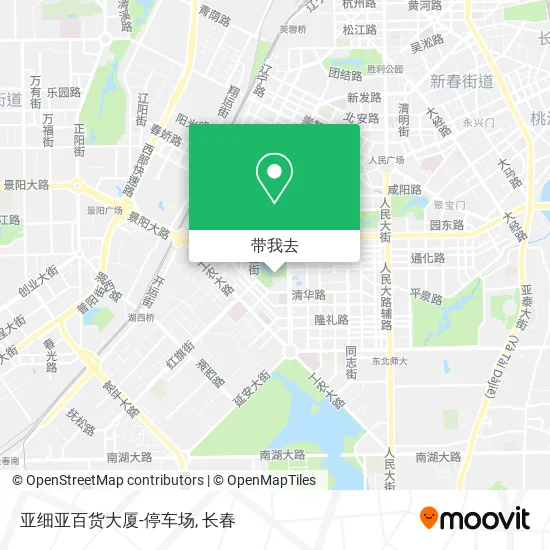 亚细亚百货大厦-停车场地图