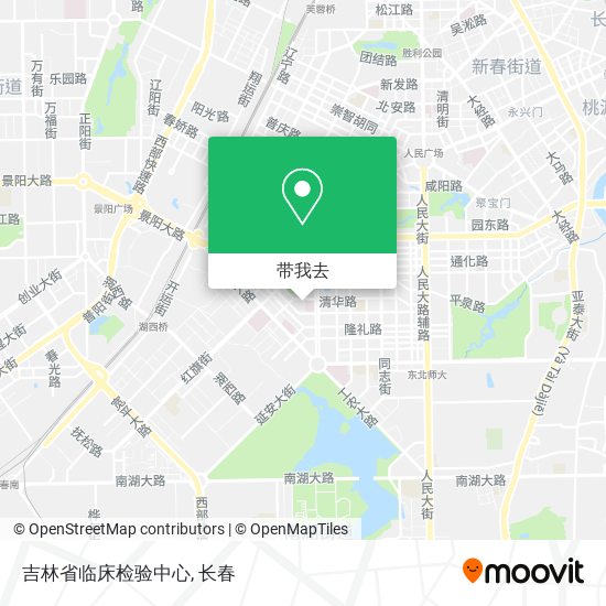 吉林省临床检验中心地图