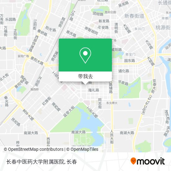 长春中医药大学附属医院地图