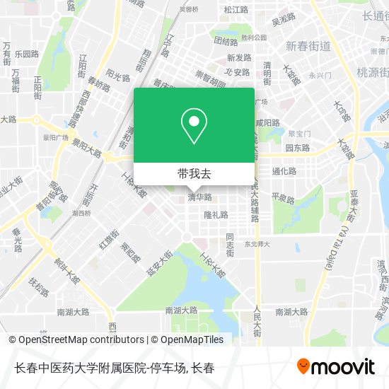 长春中医药大学附属医院-停车场地图