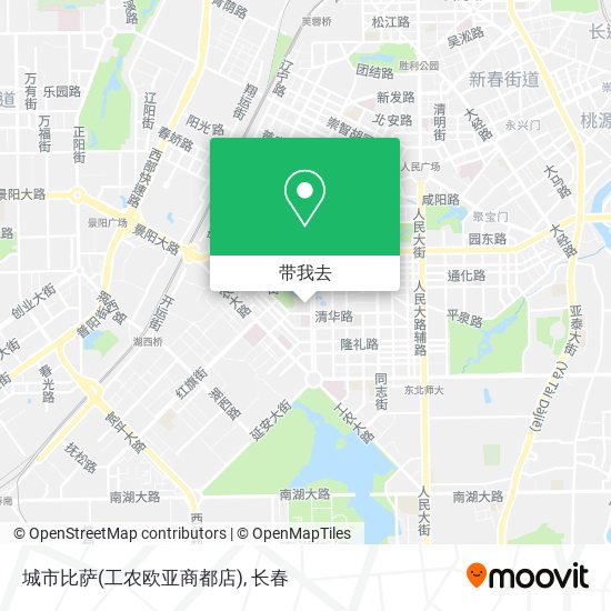 城市比萨(工农欧亚商都店)地图