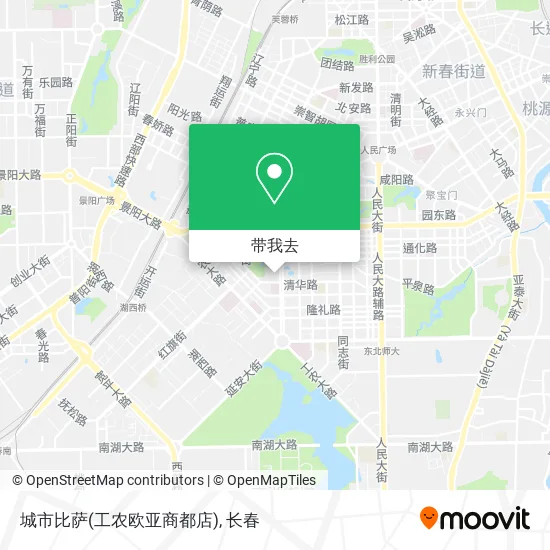 城市比萨(工农欧亚商都店)地图