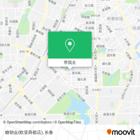 糖朝会(欧亚商都店)地图