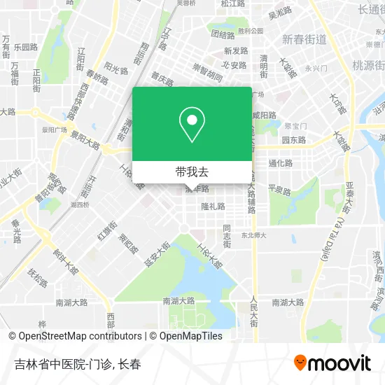 吉林省中医院-门诊地图