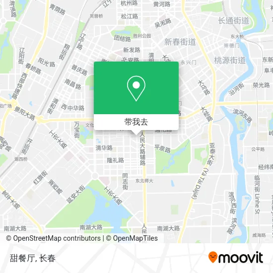甜餐厅地图