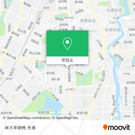 林大串烧烤地图
