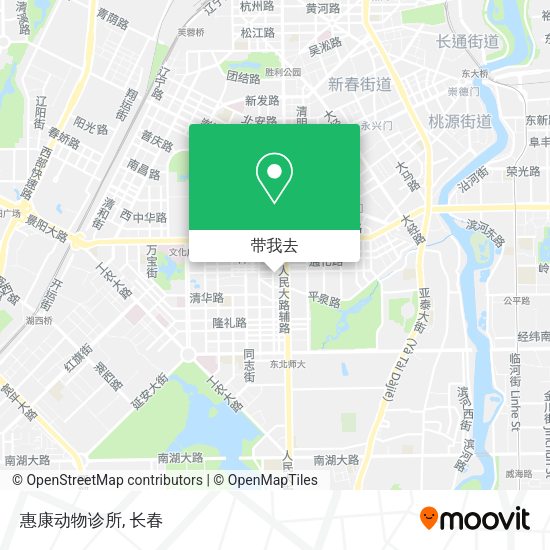惠康动物诊所地图