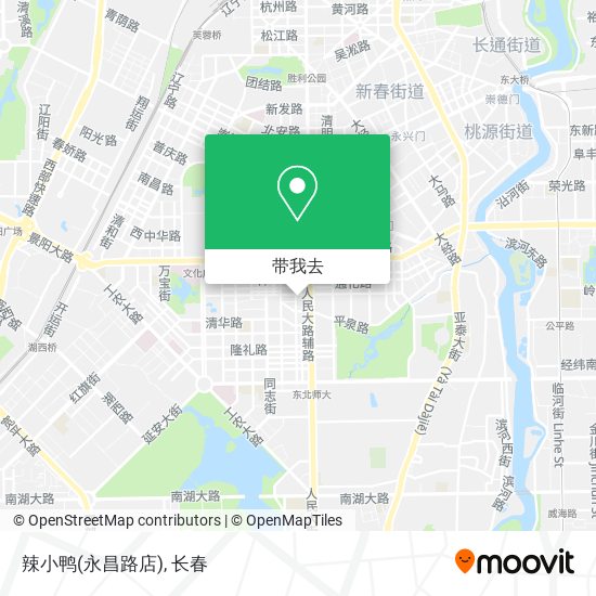 辣小鸭(永昌路店)地图